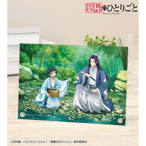 『薬屋のひとりごと』描き下ろし 猫猫&壬氏 水遊びver. A5アクリルパネル